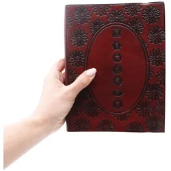 Medium Notebook with strap - Tibetan Mandala
