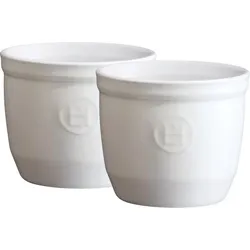 Emile Henry Ramekin 8 cm, weiß, 2 St.