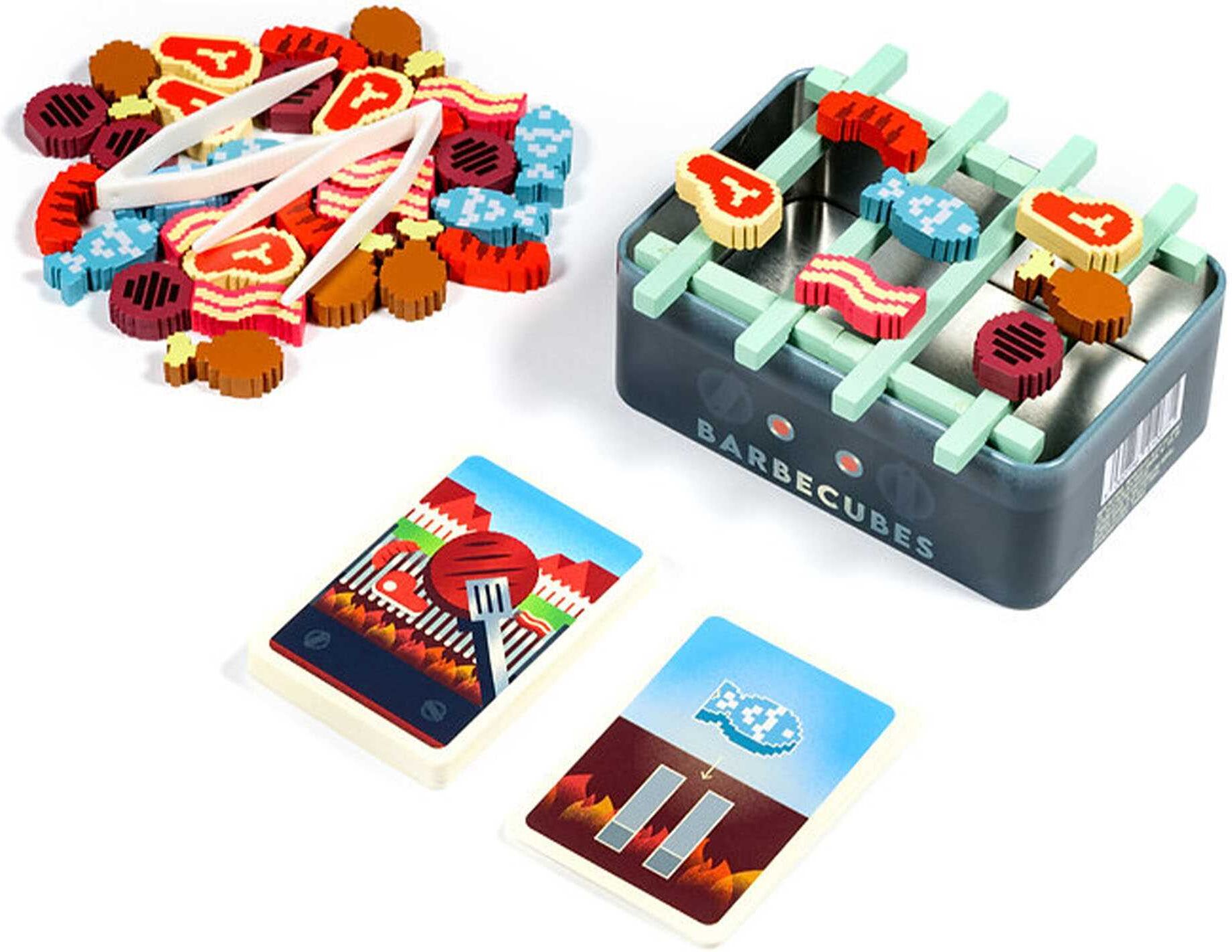 Barbecubes, Compact Board Game for 1-4 Players from Alley Cat Games