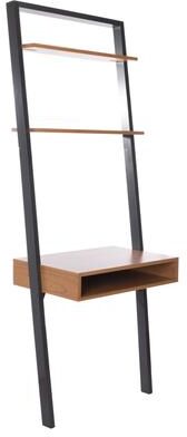 SAFAVIEH Kamy 28-Inch Leaning Wood Shelf Desk, Modern