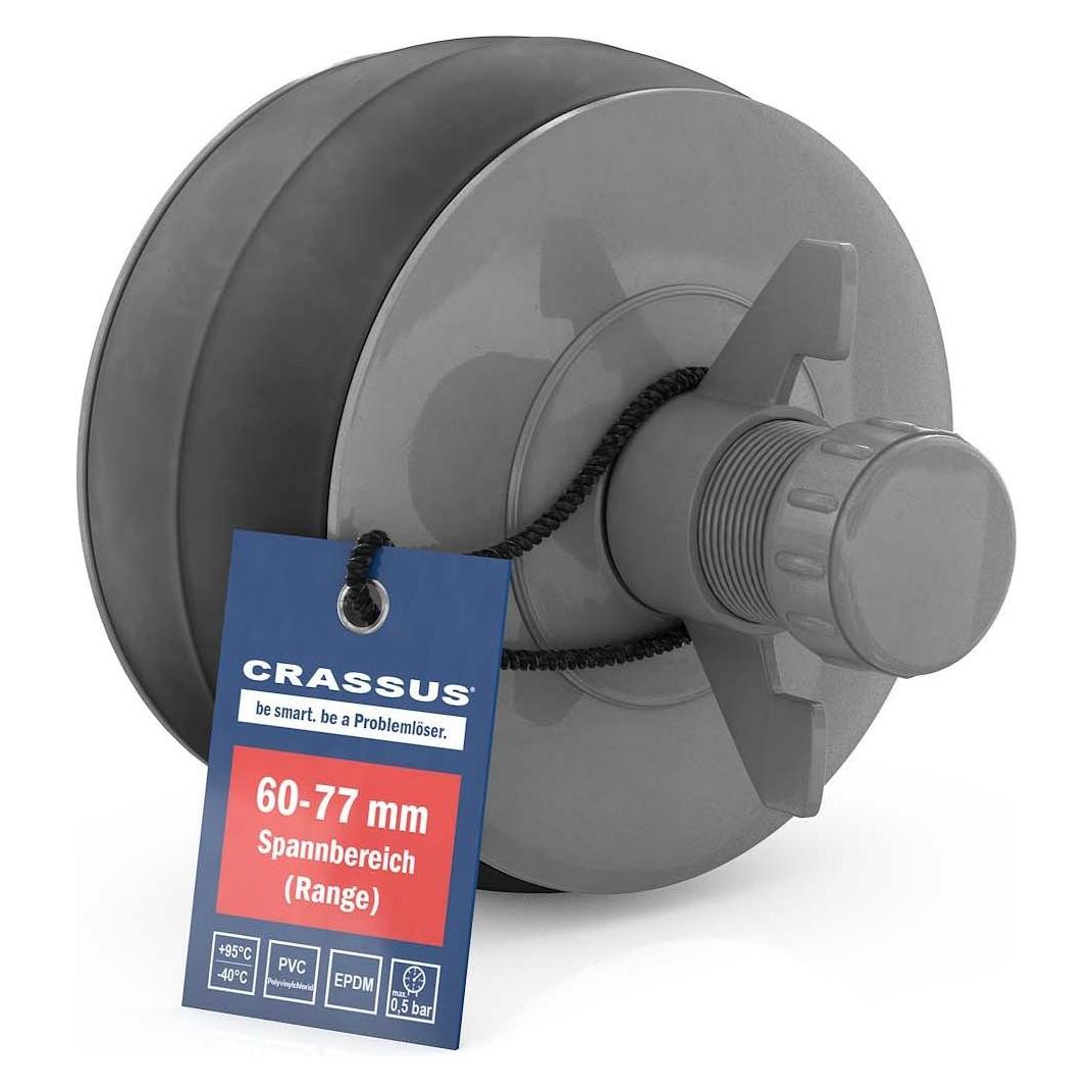 Magni Schnellverschlussstopfen CSV 70 PVC (60-77mm), bis 0,5 bar, Länge: 100mm, EPDM/PVC (CRA18638)