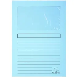 EXACOMPTA Fenstermappe »Super« 100 Stück blau, 22x31 cm