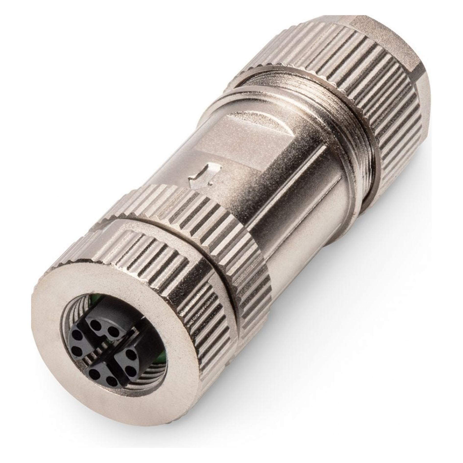 Digitus M12-Buchse X-kodiert IP67, Cat. 6A, feldkonfektionierbar (DN-936M12-J)