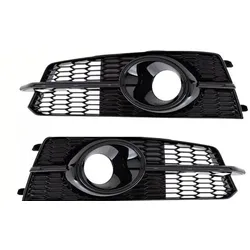 Frontgitter Set Schwarz Glanz S-Line passend für Audi A6 C7 Facelift 2014-2018