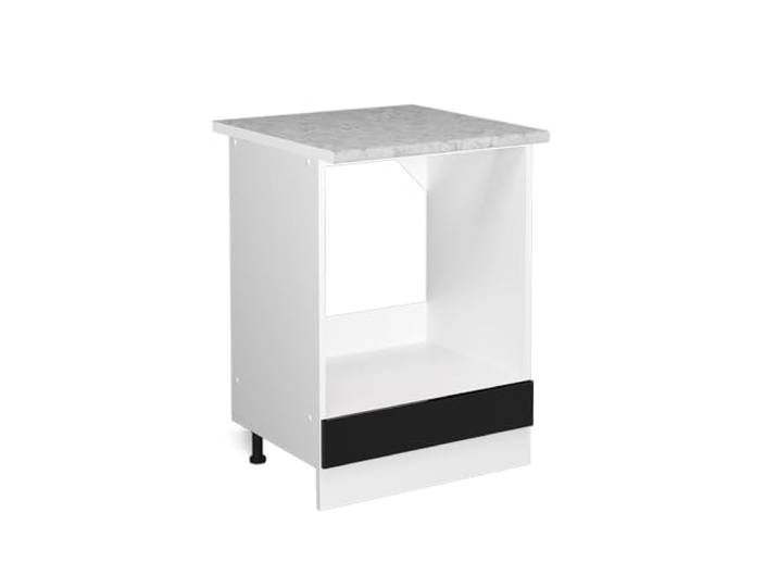 Vicco Unterschrank R-Line, Schwarz Hochglanz, 60 cm
