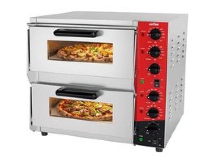Four à pizza électrique professionnel - GENERIQUE - 400x400 mm - Pierre réfractaire - 32 L - 4000 W