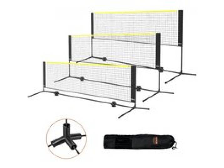 VEVOR Filet de badminton tennis pickleball volley-ball portable 3,02 m extérieur