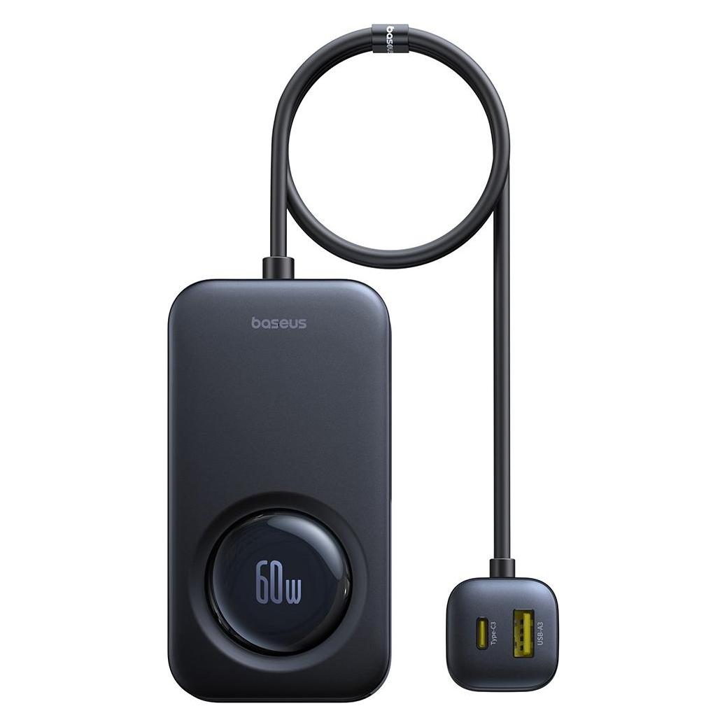 Baseus - PrimeTrip Car Charger 6-in-1, 105W Fast Charging, Black (6932172687465)