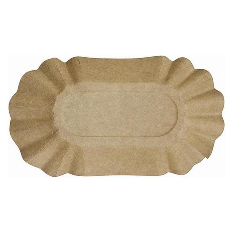 Webstar Einweg-Pappschale aus Kraftpapier 11 x 19.5 cm 250 (250x) (36385)