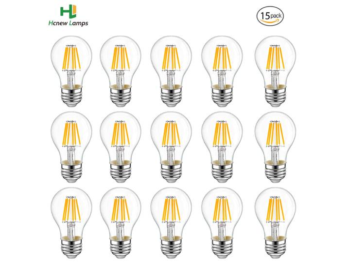 15 pièces A19 lampe à LED Vintage bas tensions DC 12 V 24 V Edison LED Globe ampoules blanc chaud 2700 K E26 E27 LED ampoule de Camping solaire