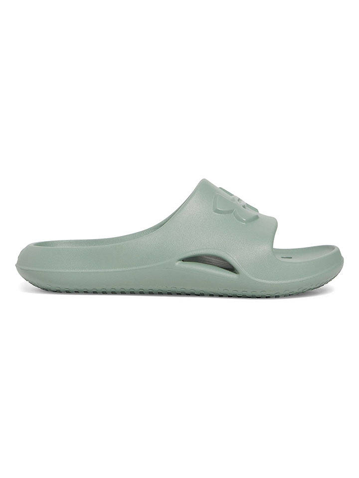 Under Armour Pantoletten "Locker V" in Grün - 36,5