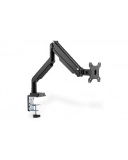 DIGITUS Universal Single Monitorhalter mit Gasdruckfeder und Klemmbefestigung Schwarz (DA-90394)