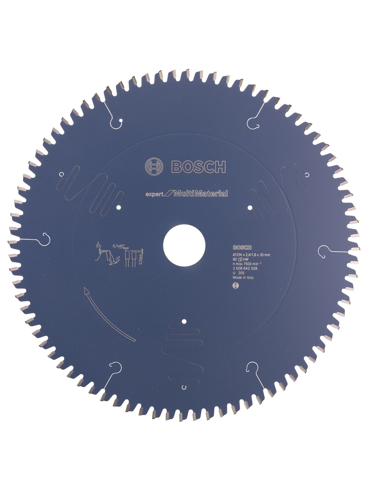 Bosch RUNDSAVKL 254X2.4X30MM 80T EXP MULTI