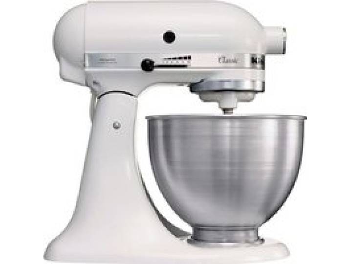 Robot pâtissier - KITCHENAID CLASSIC 5K45SSEWH - Blanc