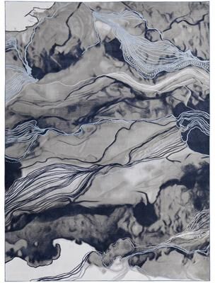 Grand Bazaar Javers Machine Made Abstract Modern Area Rug