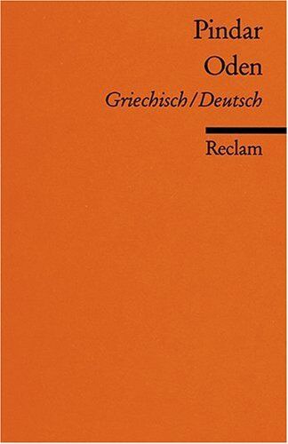 Pindar - Oden: Griech. /Dt - Preis vom 10.10.2026 11:48:34 h