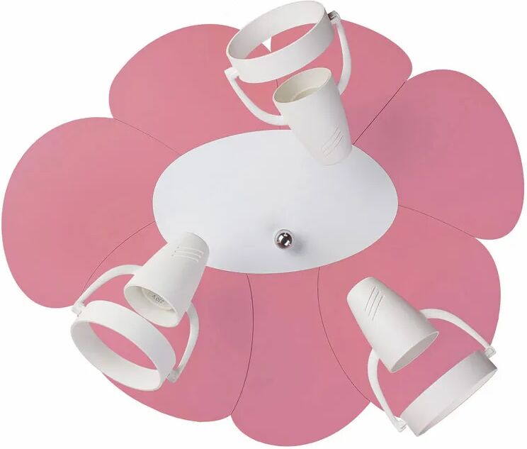 Lumes Różowo-biała lampa sufitowa dla dziewczynki - S212 G5-H66