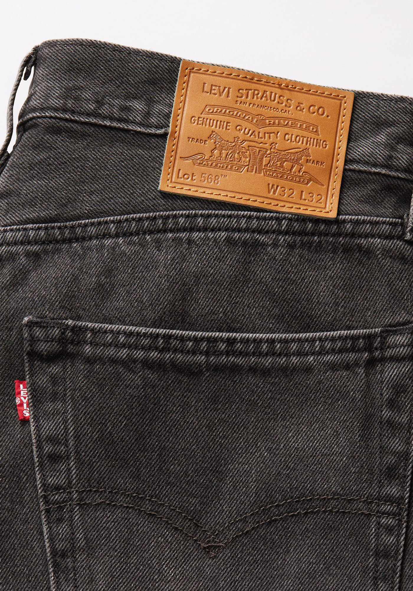 Jeansshorts LEVI'S "468 LOOSE SHORTS", Herren, Gr. 32, N-Gr, schwarz (we got motion shorts), Denim/Jeans, Obermaterial: 100% Baumwolle, loose fit, Jeans Jeansshorts, Sommerhose we got motion shorts 32, N-Gr