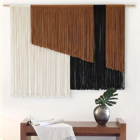 Grote Boho Macramé Wandkleed - Handgemaakt Fiber Wall Art Decoratie