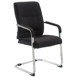 CLP XL Besucherstuhl Anubis Stoff   Farbe: schwarz