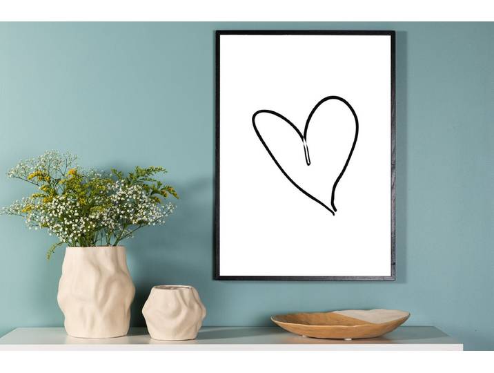 Poster Einfach Liebe aus hochwertigem Papier - 50 x 70 cm - Luxusbetten24