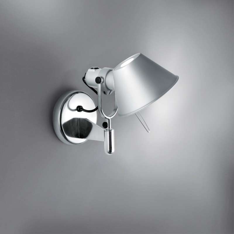 Artemide Tolomeo Faretto Halo Wandleuchte (aluminium, mit Ein / Aus-Schalter) aluminium | mit Ein / Aus-Schalter A029250
