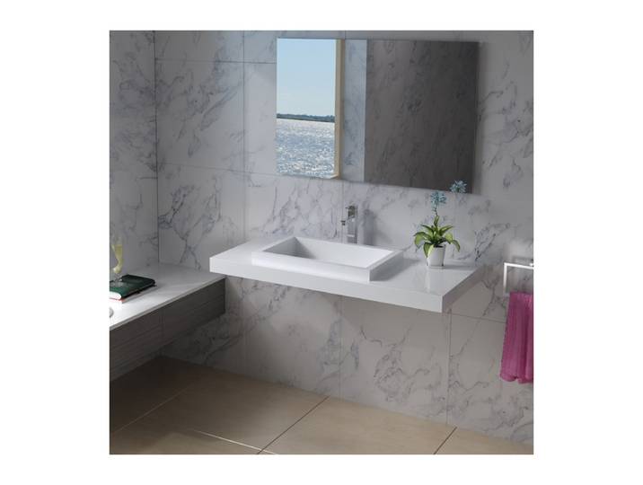 Plan vasque solid surface Réf : SDPW44