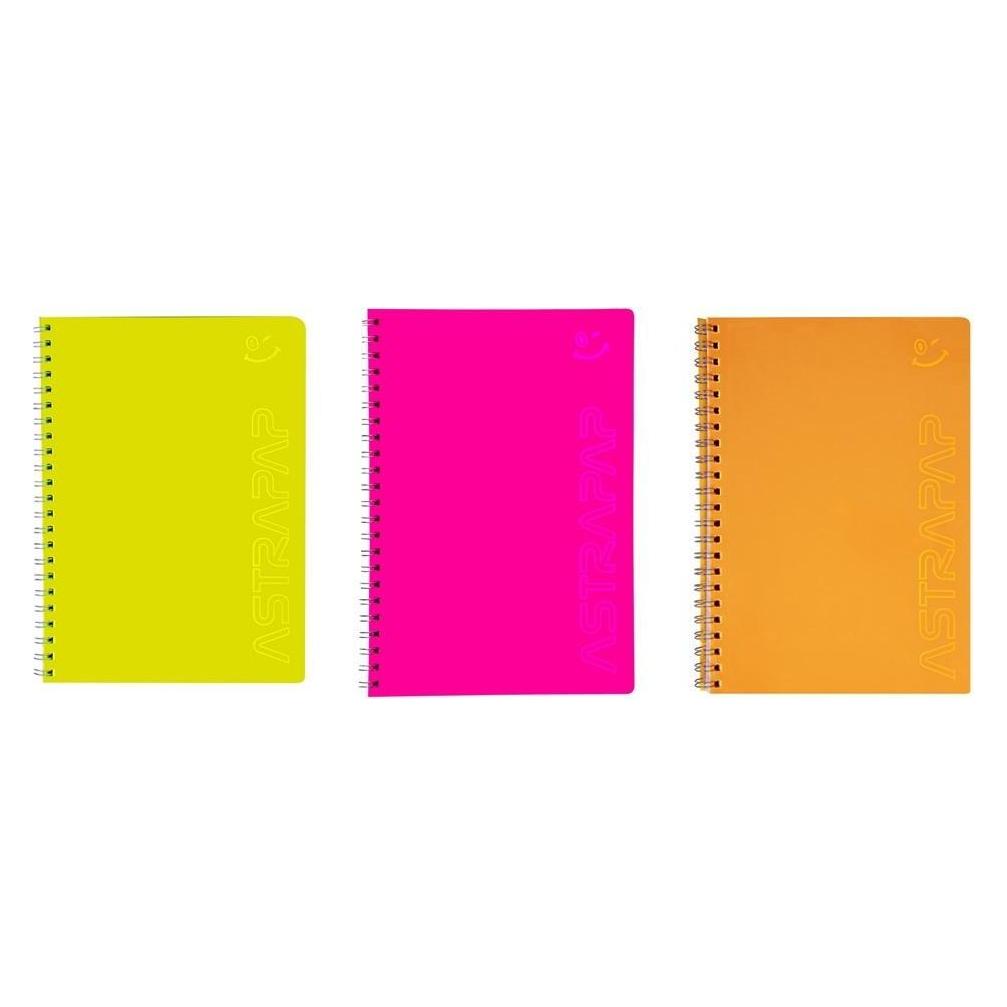 Astra Spiralnotizbuch A4/100K kariert Fluo (A4, Kariert) (47996301)