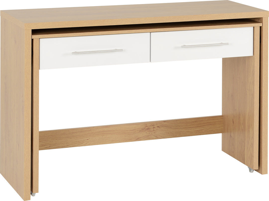 Zipcode Design Louisa Desk White 83cm H X 120cm W X 86cm D