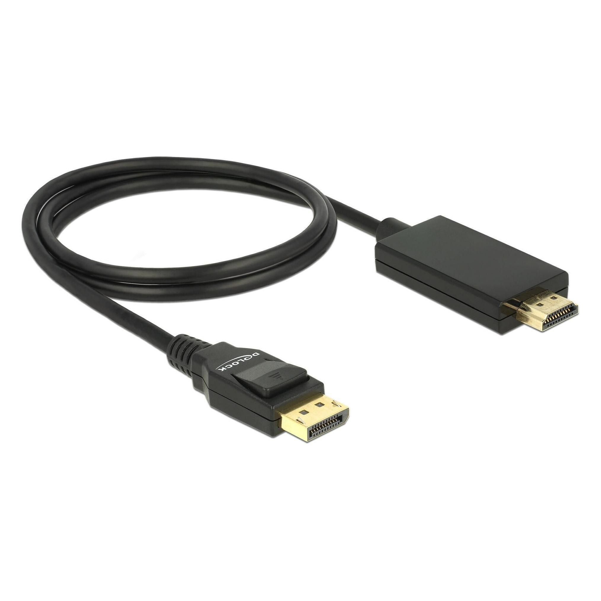 Delock DisplayPort - HDMI (Typ A) (1 m) (85316)