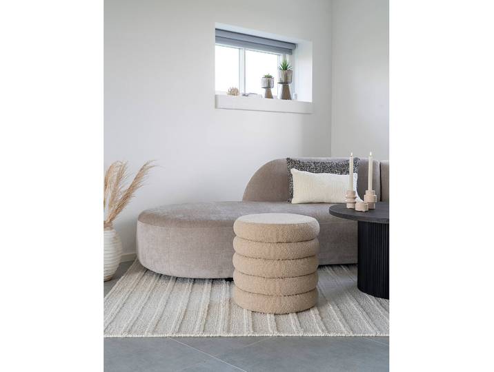 Pouf 44 x 44 x 44cm Marron