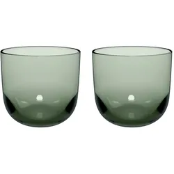Like by Villeroy & Boch Wasserglas Set 2-tlg. LIKE SAGE - D/H ca. 9.00x8.00