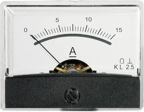 VOLTCRAFT AM-60X46/15A/DC AM-60X46/15A/DC Einbau-Messgerät AM-60X46/15A/DC 15A Drehspule
