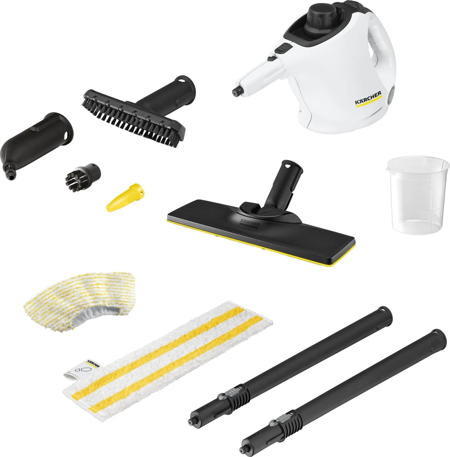 Kärcher SC 1 EasyFix handstoomreiniger, zwart-wit