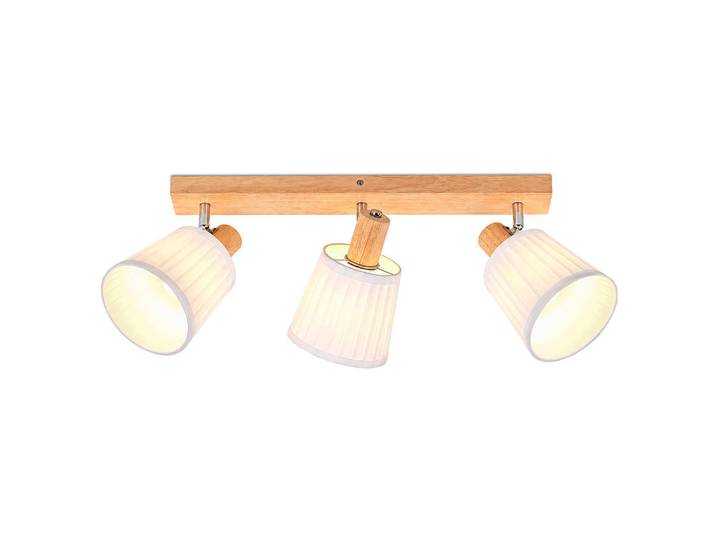 Nettlife Deckenstrahler Fields II 47x42x19cm, Braun, Holz, E14, 42x19x47 cm, Lampen & Leuchten, Innenbeleuchtung, Spots & Strahler, Wandstrahler