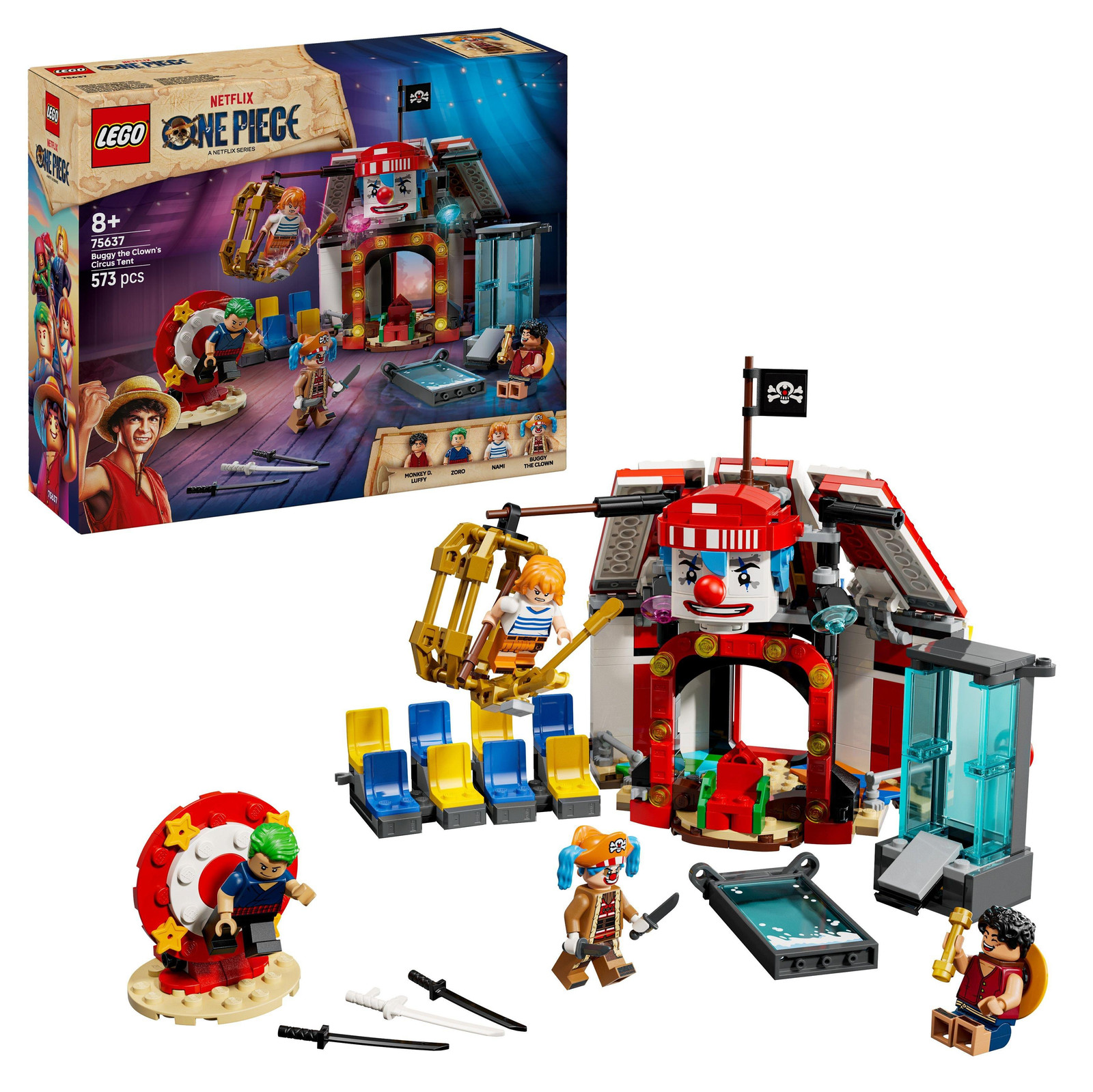 LEGO One Piece Clown Buggy Circustent 75637