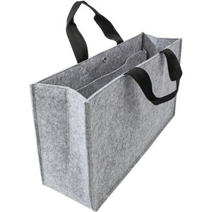 Sigel Laptoptasche Desk Sharing Bag Basic L, hellgrau, 100% recycelter Filz, bis 17,3 Zoll
