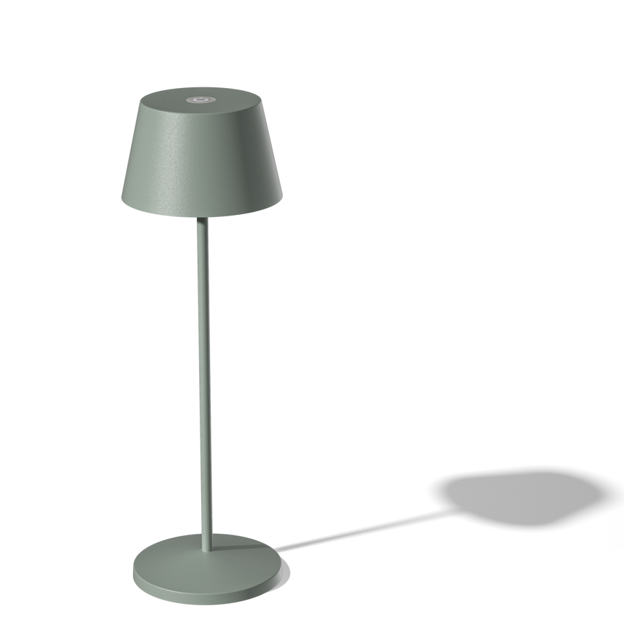 LOOM Design LED-Akku-Tischleuchte MODI Grün/Grau 820-003 5712802224410