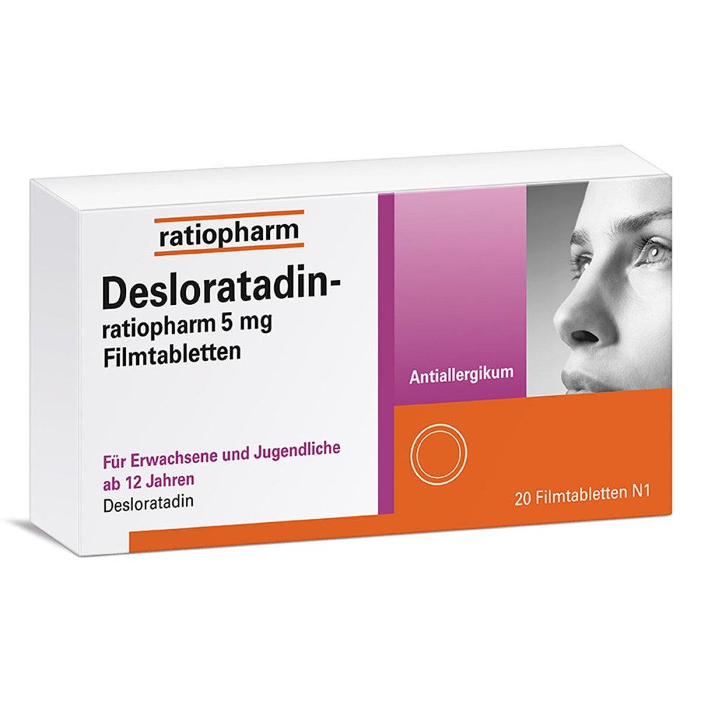 ratiopharm GmbH Desloratadin-ratiopharm 5 mg Filmtabletten 15397598