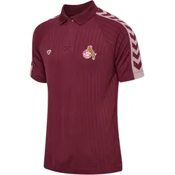 hummel 1. FC Köln Archive Retro Poloshirt 2025/26 3661 - cabernet XS/S