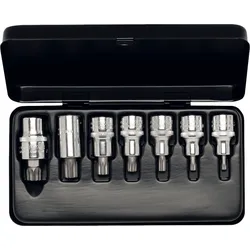 Steckschlüssel-Satz 1/2", XZN, 7-teilig M5-M16, ELORA-770-XZN