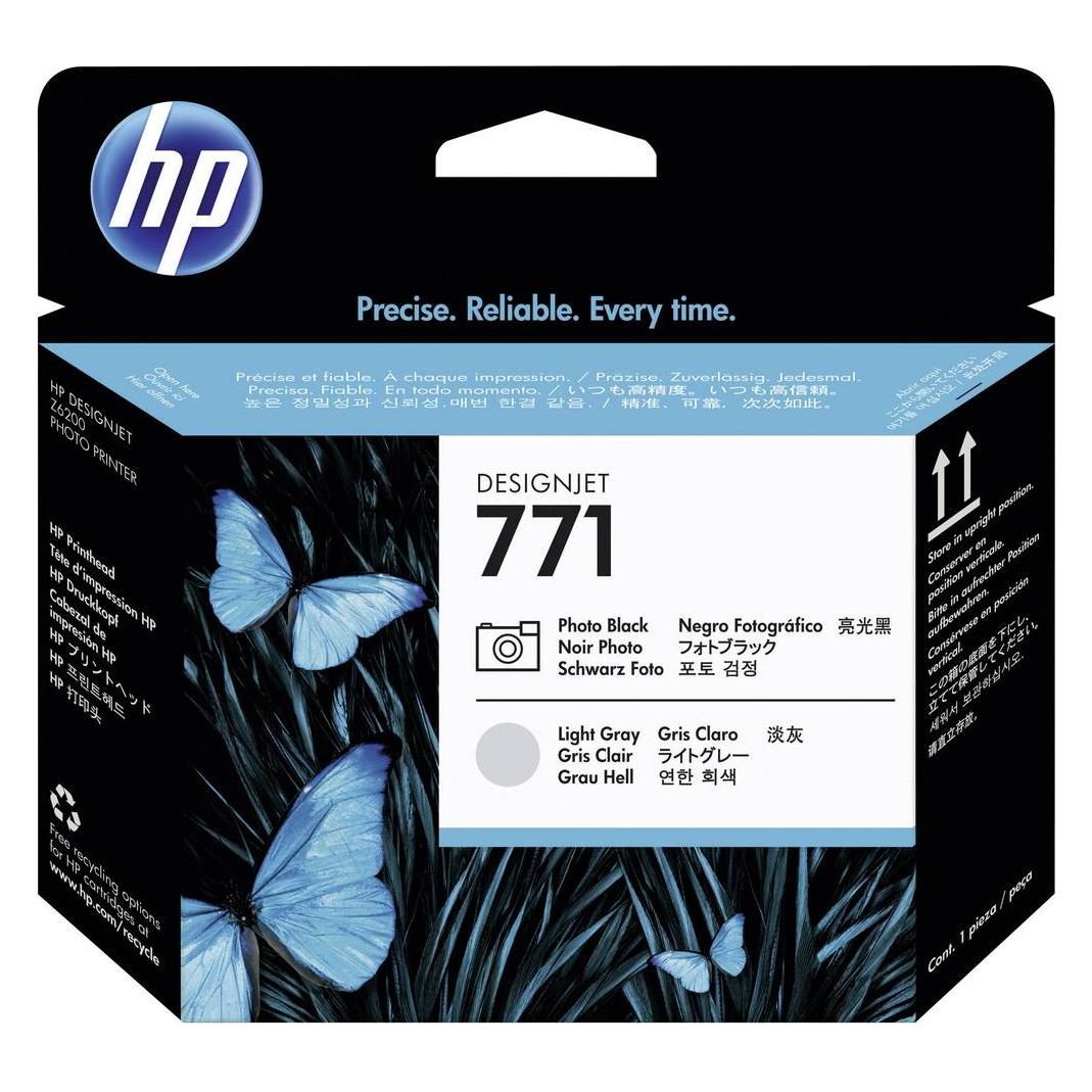 HP PRINT HEAD NO 771 (LGY, PBK) (CE020A)
