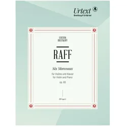 6 Morceaux op. 85, Fachbücher von Joachim Raff