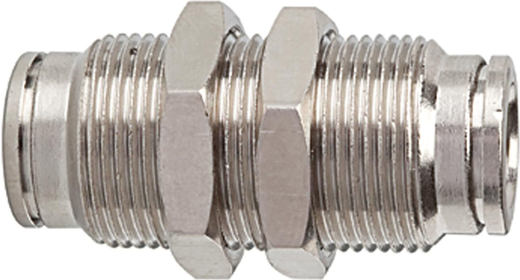 Riegler Gerade Schott-Steckverbindung »metallica«, M20x1,0, Messing vern. (851.020-12)