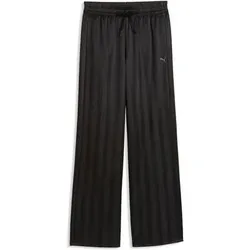 PUMA Damen Sporthose W Puma League Wide Leg Pant, Größe S in Schwarz Schwarz