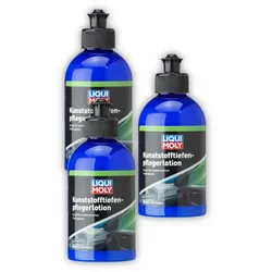 3x Pflegemittel LIQUI MOLY 1537 Kunststoff-Tiefen-Pfleger-Lotion Kunststoff 250ml