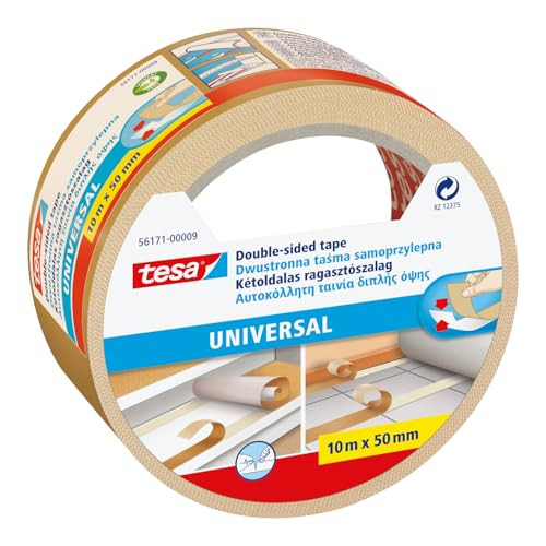 tesa Dubbelzijdige Tape Universal transparant 10 m x 50 mm