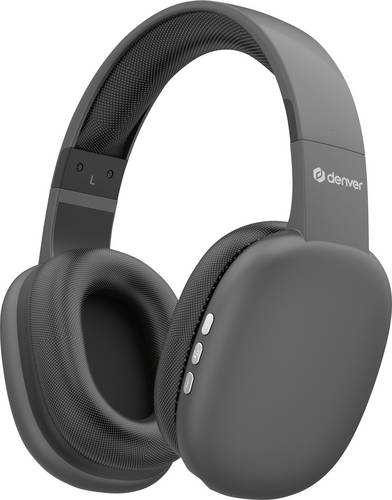 Denver BTH-252MK2 Over Ear Headset Bluetooth, Kabellos, kabelgebunden Stereo Schwarz Headset, Lautstärkeregelung, Fernbedienung