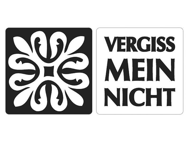 Rayher Labels Ornament Vergissmeinnicht 2 Stück