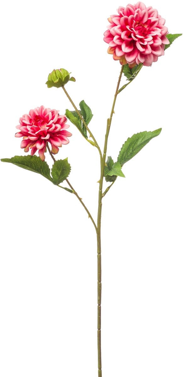 Emerald Kunstbloem Dahlia mini roze 68cm - Kunstplant voor binnen